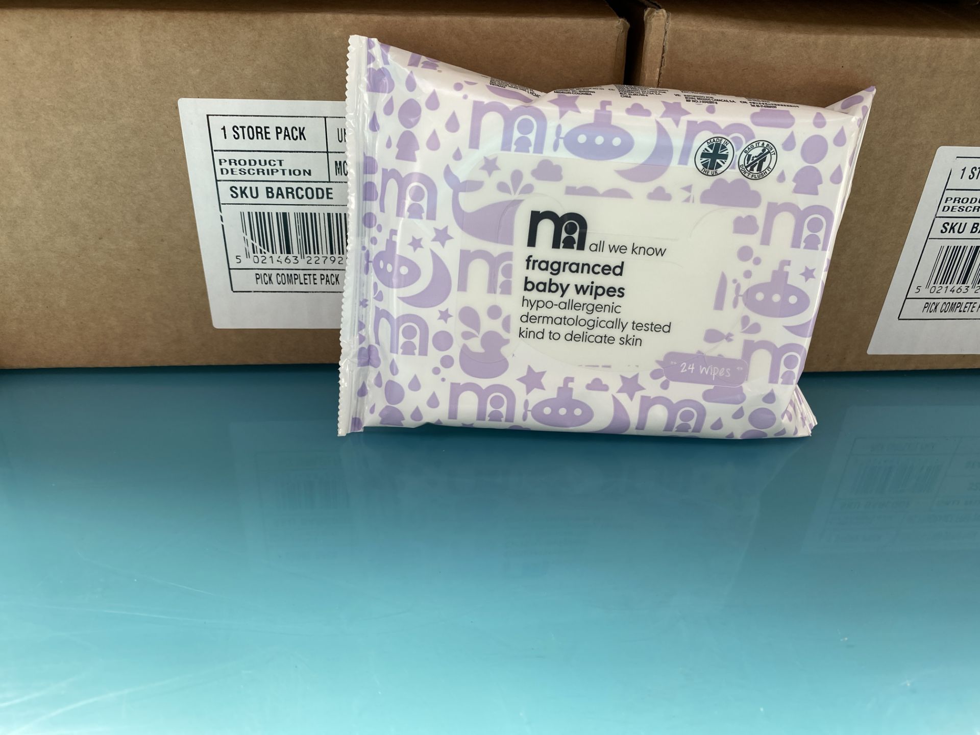 MOTHERCARE fragranced baby wipes. 100 x 24 pack. RRP £199 PLUS - Image 2 of 3