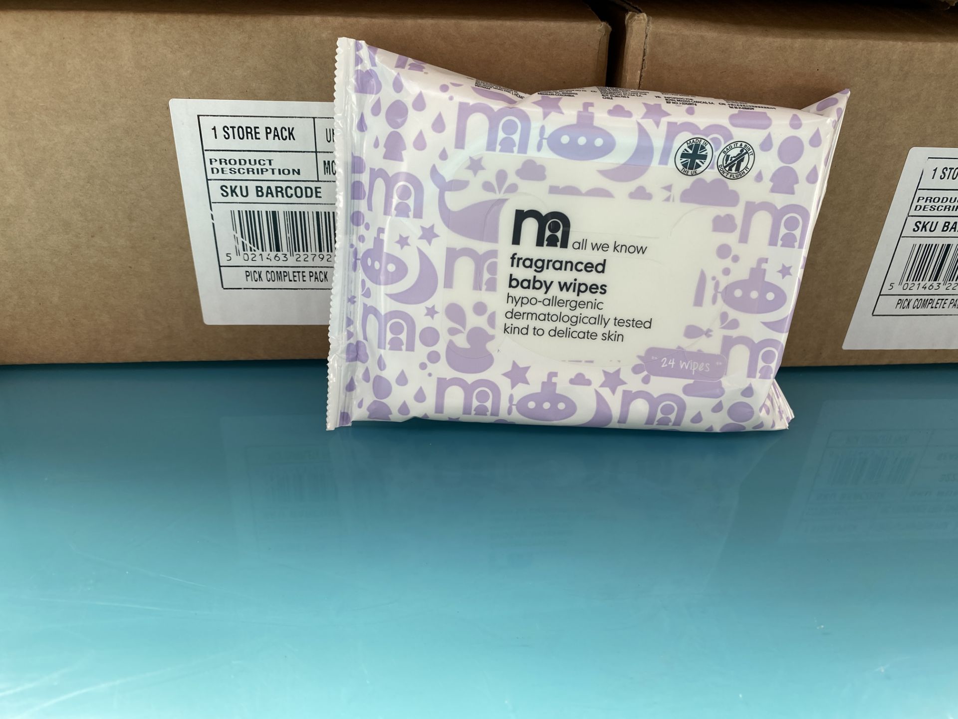 MOTHERCARE fragranced baby wipes. 100 x 24 pack. RRP £199 PLUS - Image 2 of 3