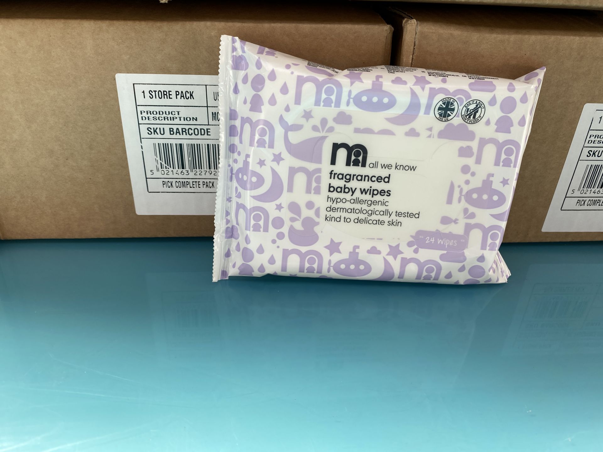 MOTHERCARE fragranced baby wipes. 100 x 24 pack. RRP £199 PLUS - Image 2 of 3