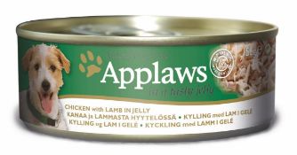 Applaws Dog Tin 12x(6x156g) Chicken with Lamb in Jelly. 72 tins total. Full RRP £132 plus.