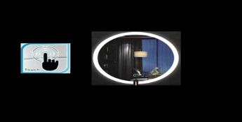 Touch Bathroom Illuminated LED Mirror