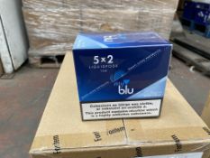 180 x MY BLU E-Liquid Mint Chilli 9mg (3 boxes x 60 per box)