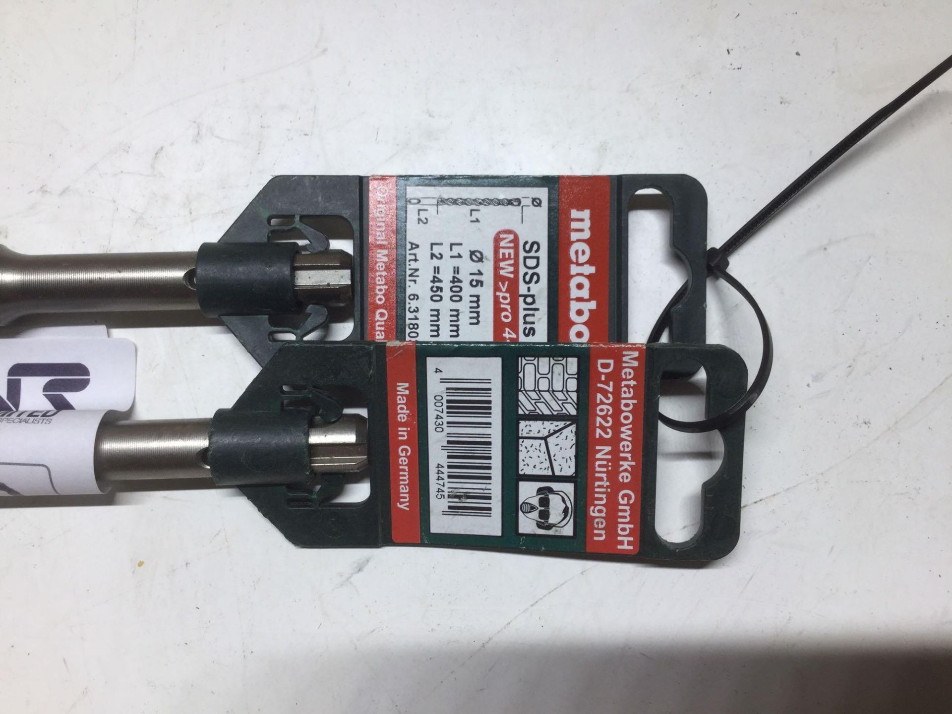 X2 Metabo SDS-Plus Masonry Bit 15mm / 400mm - Image 2 of 2