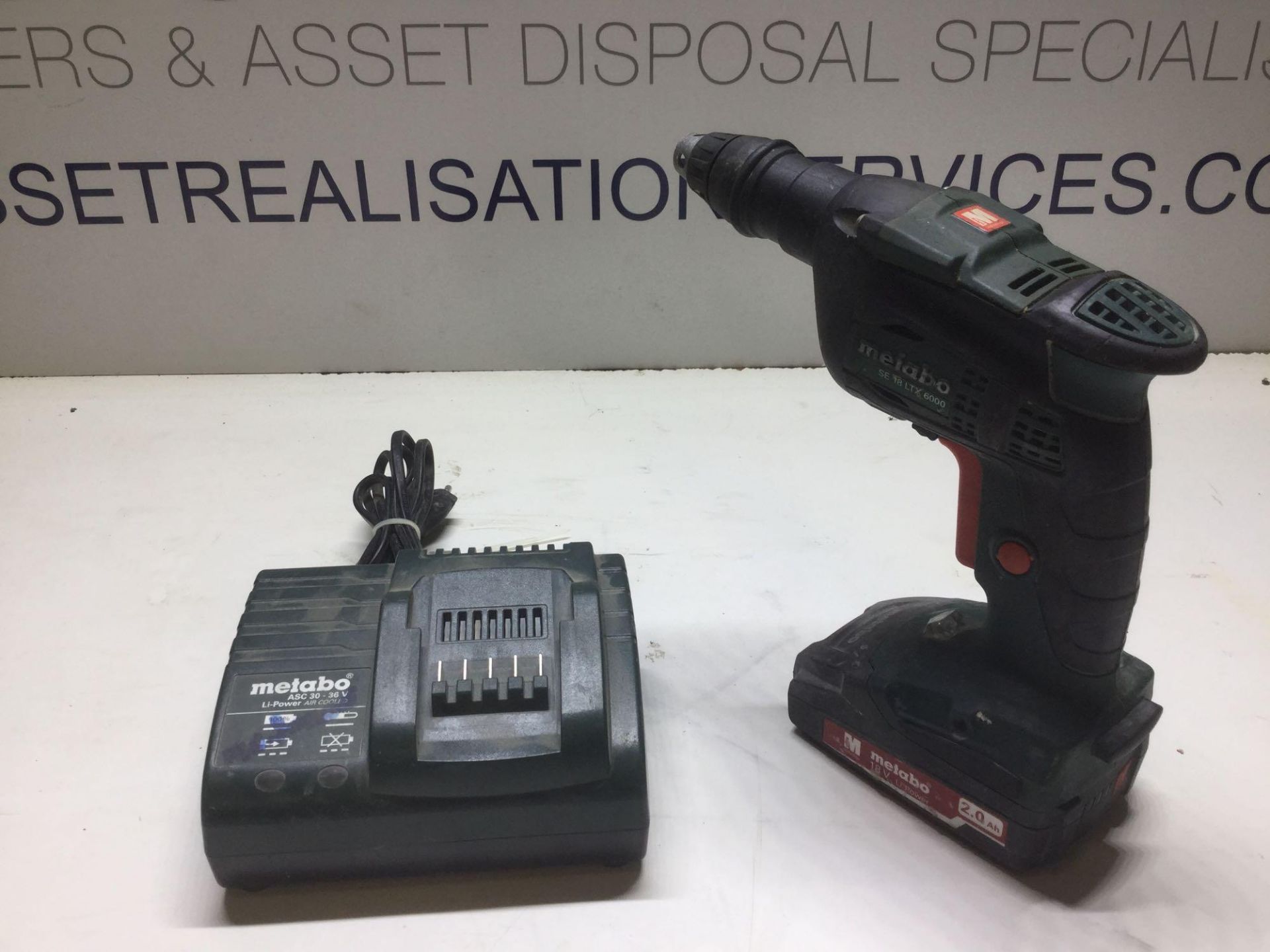 Metabo SE 18 LTX 6000 18v Cordless Tec Drill With Charger & Battery - Image 2 of 4