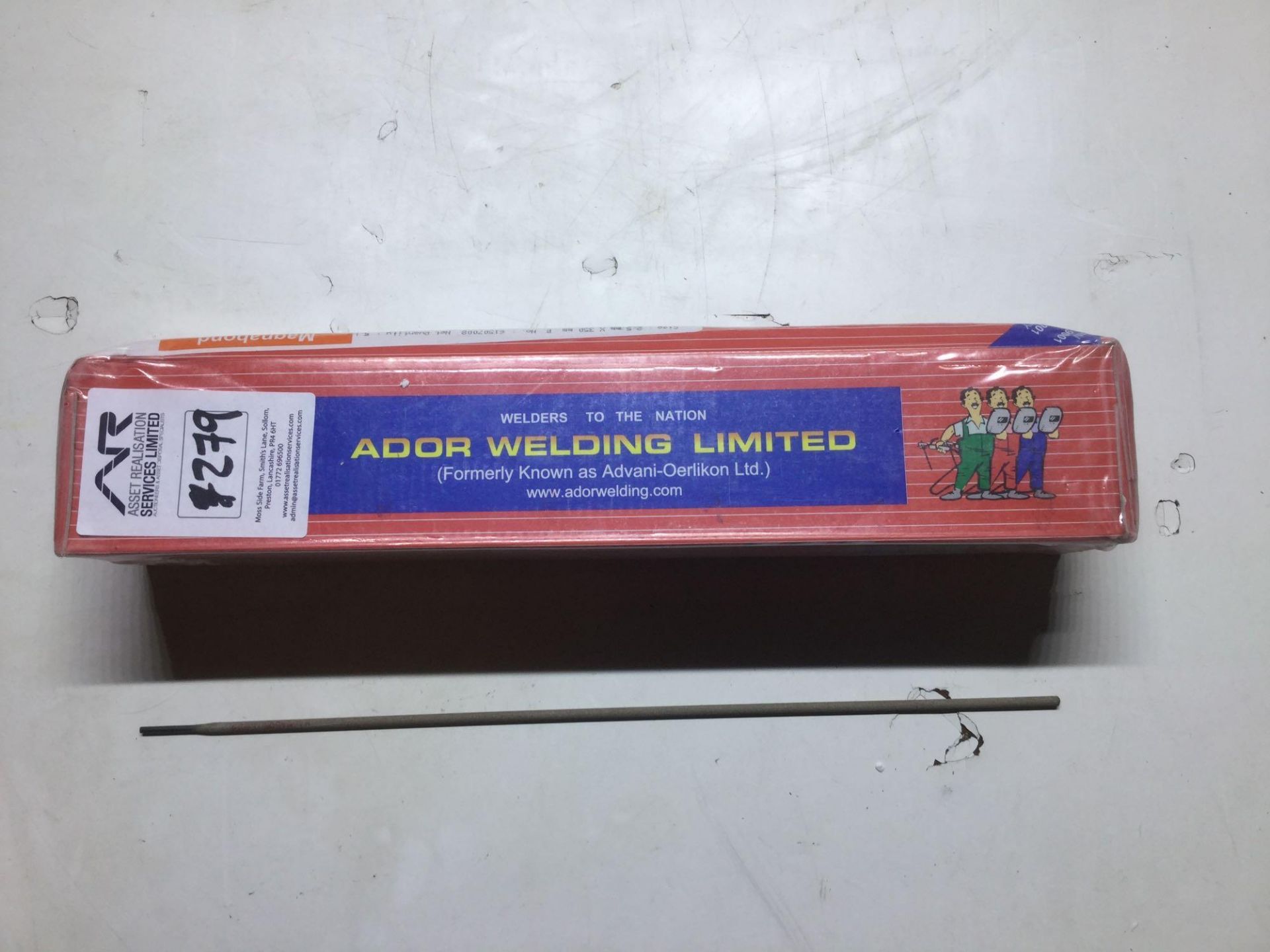Ador Mild Steel Electrodes / Sticks 2.5mm / 350mm / 5kg per box