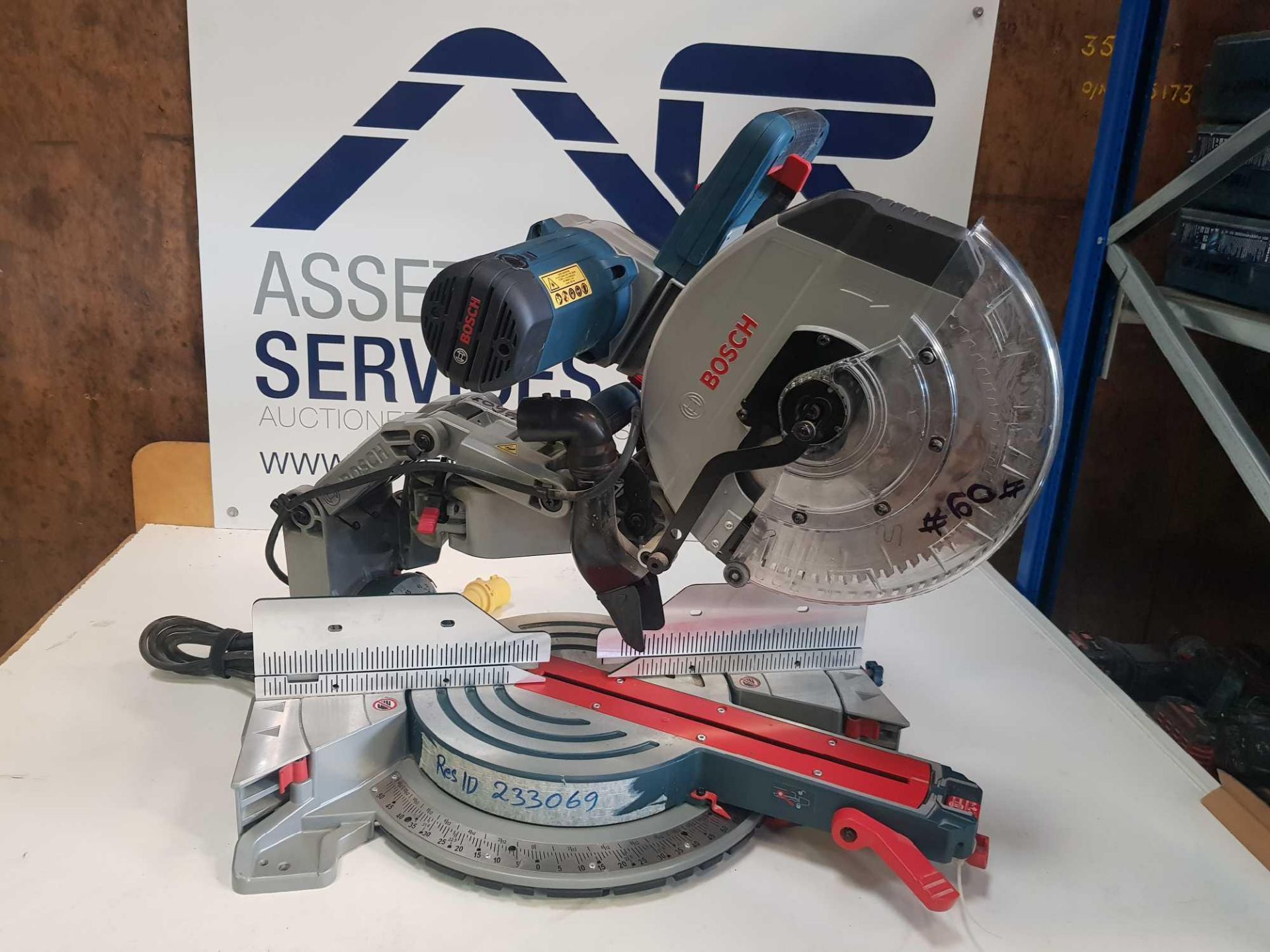 Bosch GCM12 GDL Professional Double Bevel Gliding mitre Saw / Chop Saw 110v As New - Image 2 of 7