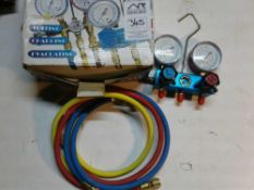 Wellmate Aircon service manifold set New