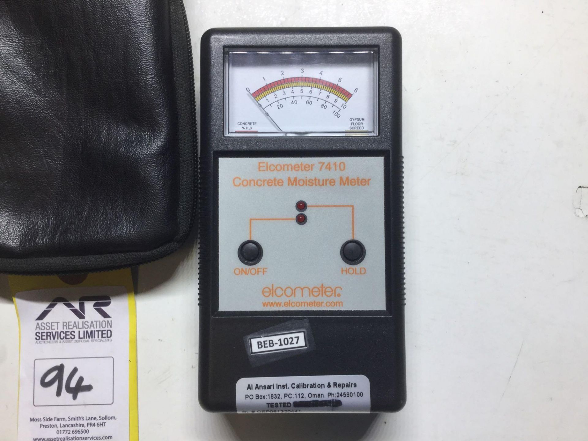 Elcometer 7410 concrete moisture meter - Image 2 of 2