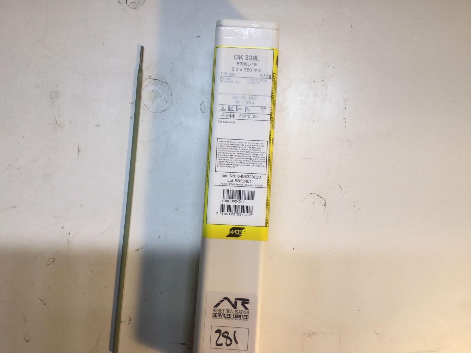 Esab 3.2 x 350mm Eletrode / Stick Rods x116 Per box - Image 2 of 3