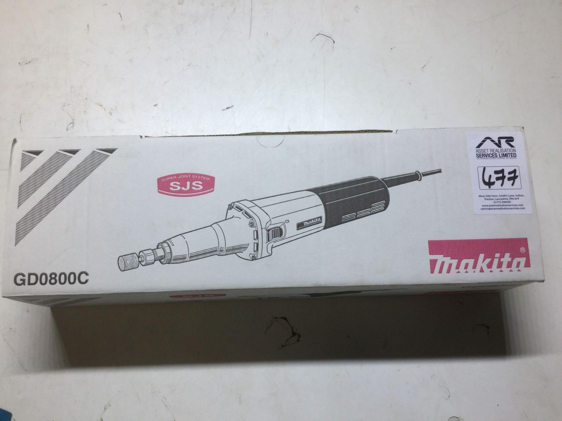 Makita die grinder model GD0800C brand new in box - Image 5 of 5