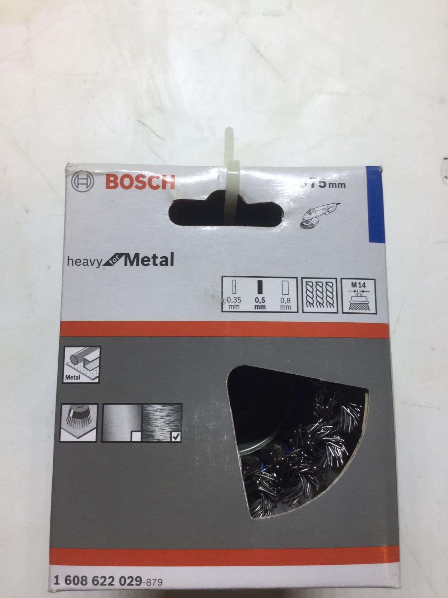 Bosch 75mm Metal Brush Wheel x2 - Bild 3 aus 3