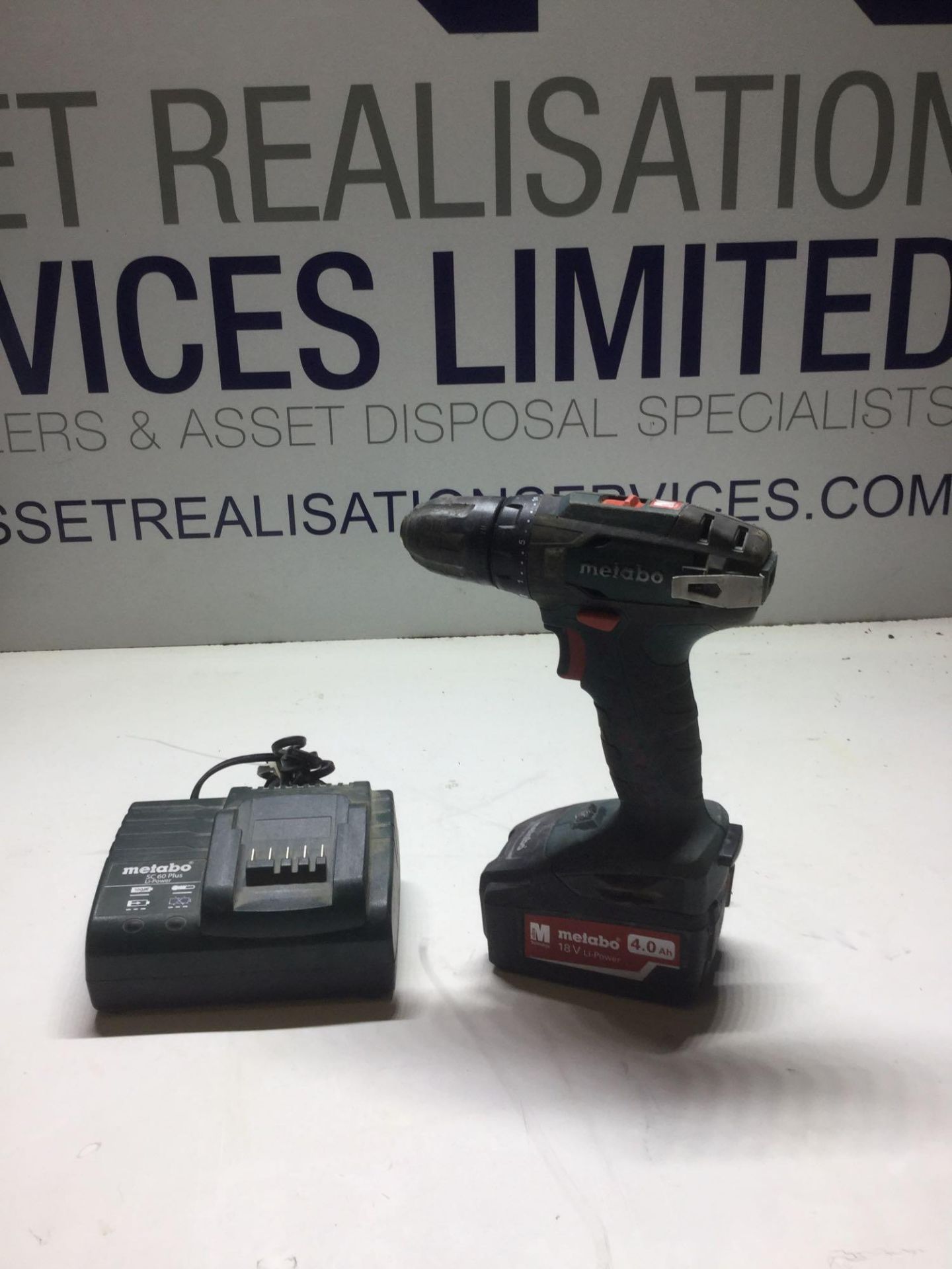 Metabo LT Cordless Drill With Charger & 18v 4.0ah Battery - Image 2 of 3