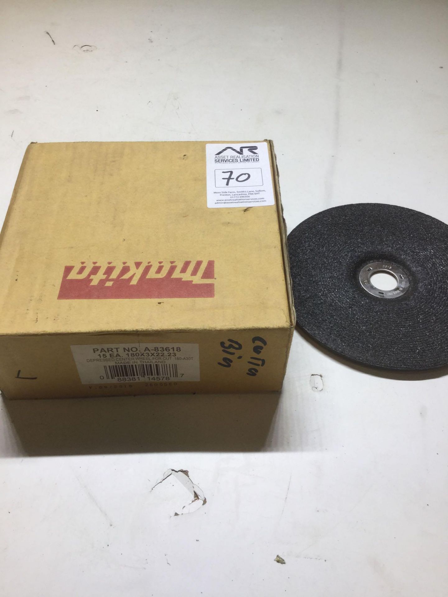 Makita 7â€ Metal Cutting Disc x15 per box - Image 2 of 3