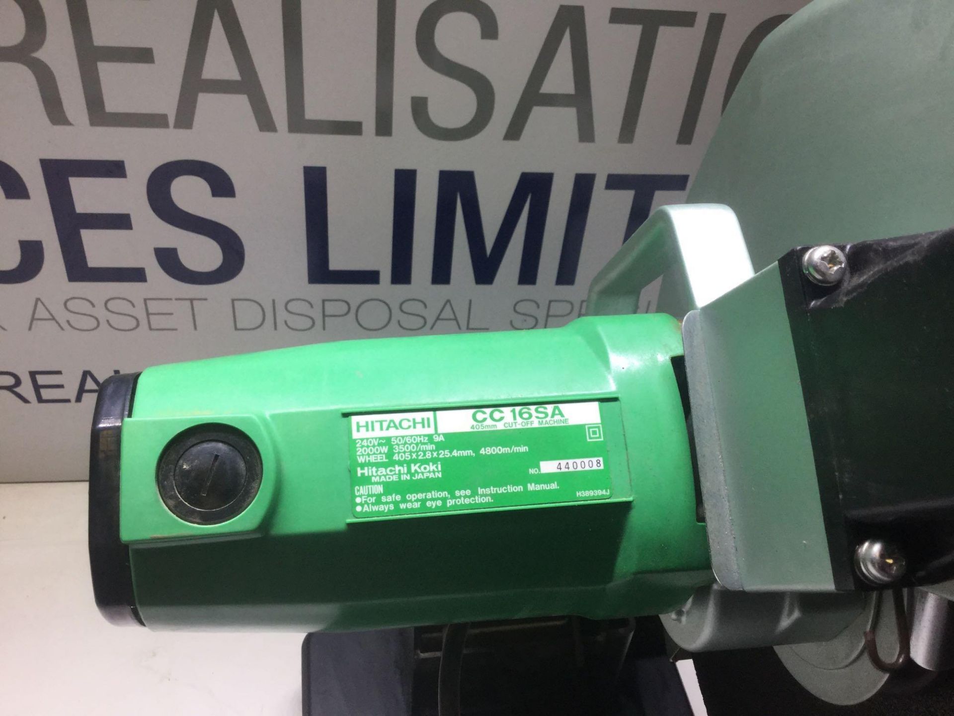 Hitachi CC 16SA Steel Chop Saw As New 240v - Image 2 of 5