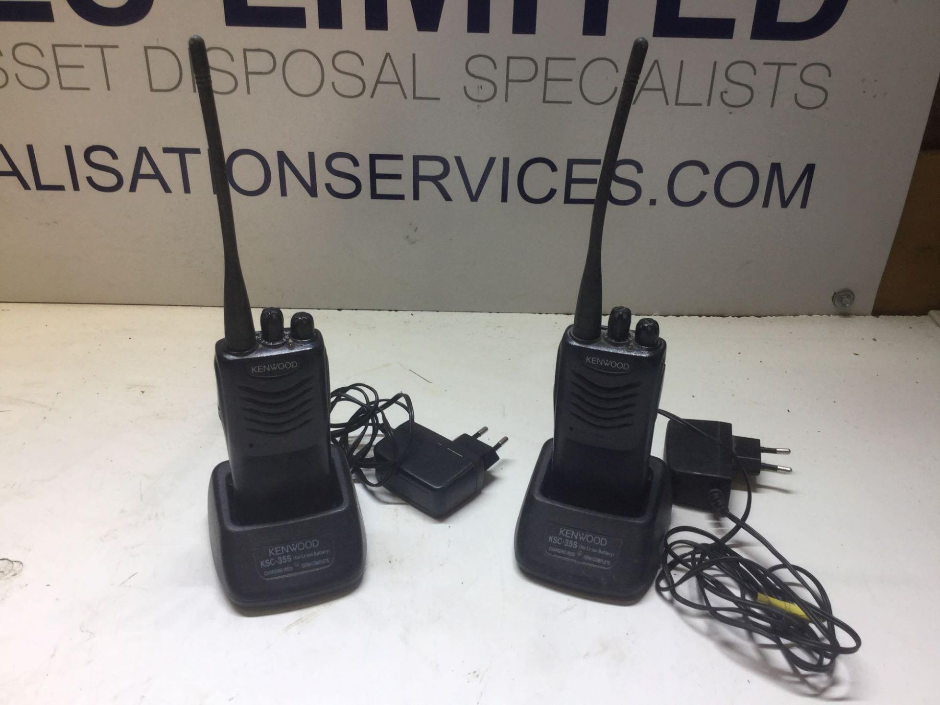 X2 Kenwood KSC-35s Walkie Talkie