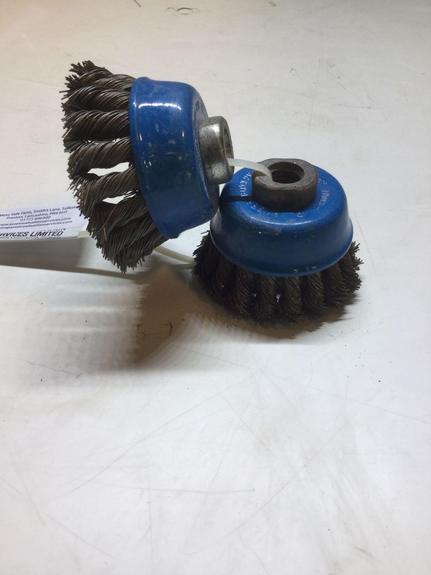 Bosch 75mm Metal Brush Wheel x2 Unboxed