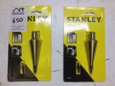 Stanley 225 g plum bob x2