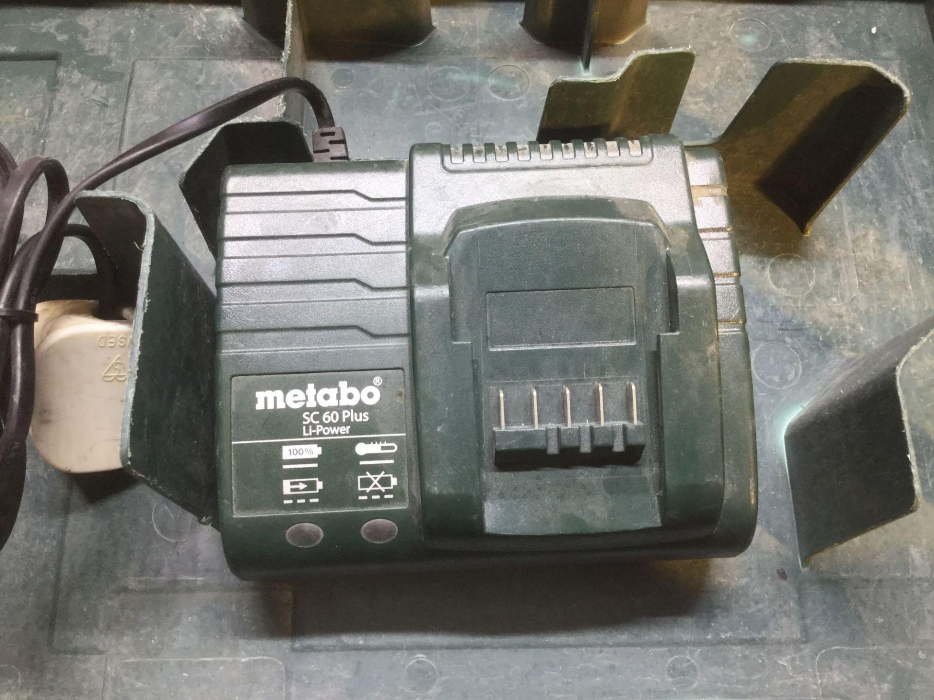 Metabo Cordless Grinder With Charger & X2 18v Batteries (Boxed) - Image 4 of 8