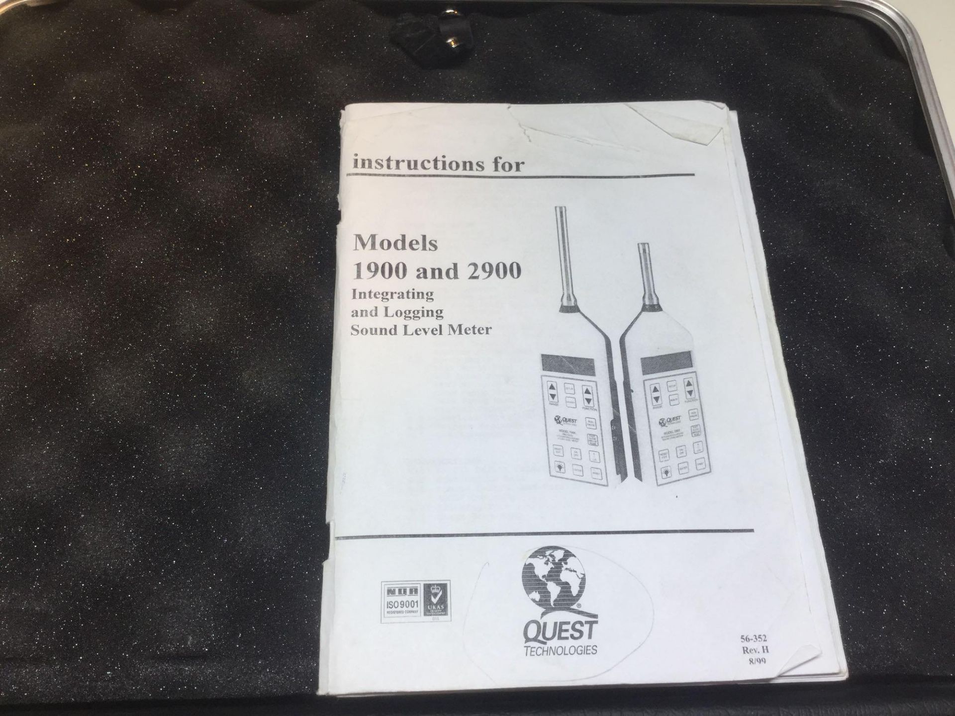 Quest Technologies model 1900 Precision Integrating / Logging Sound Level Meter Kit - Image 2 of 5