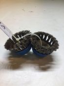 Bosch 75mm Metal Brush Wheel x2 Unboxed