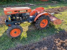 Kubota B600 4WD Compact Tractor & Rotavator