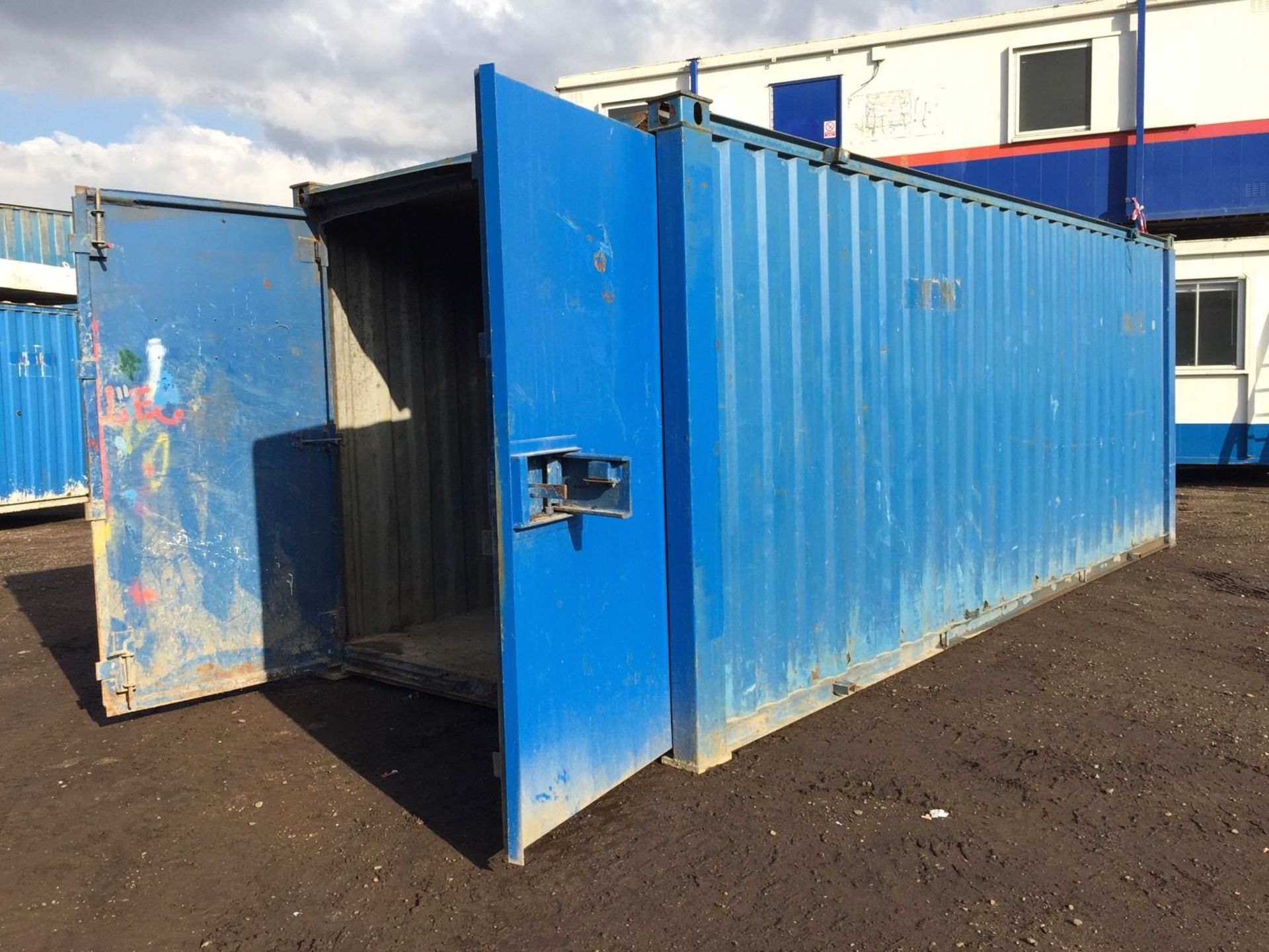 Anti Vandal Steel Portable Office / Storage Container. 20ft x 8ft - Image 6 of 11