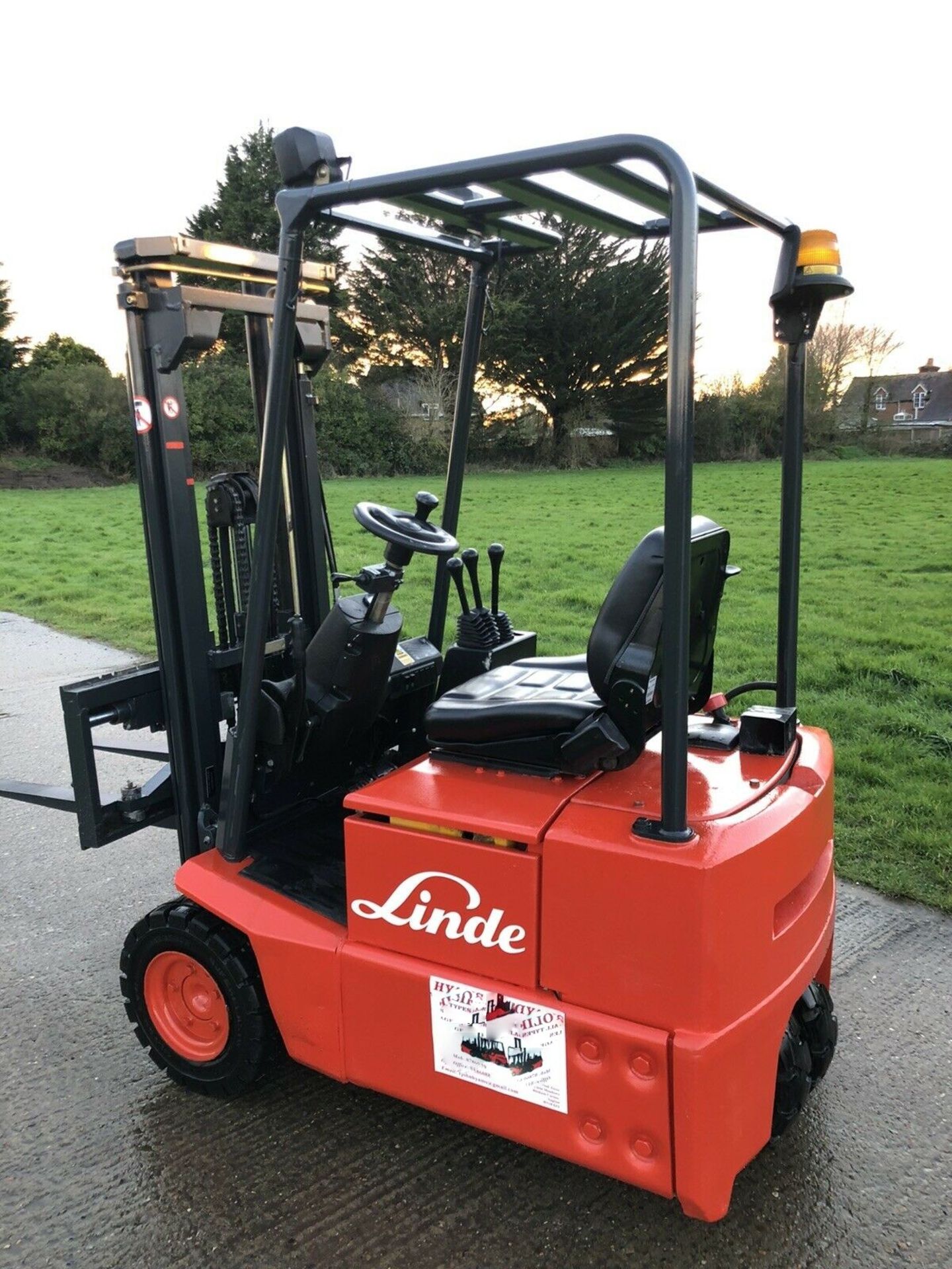 Linde Electric Forklift Truck E12 - Image 9 of 9