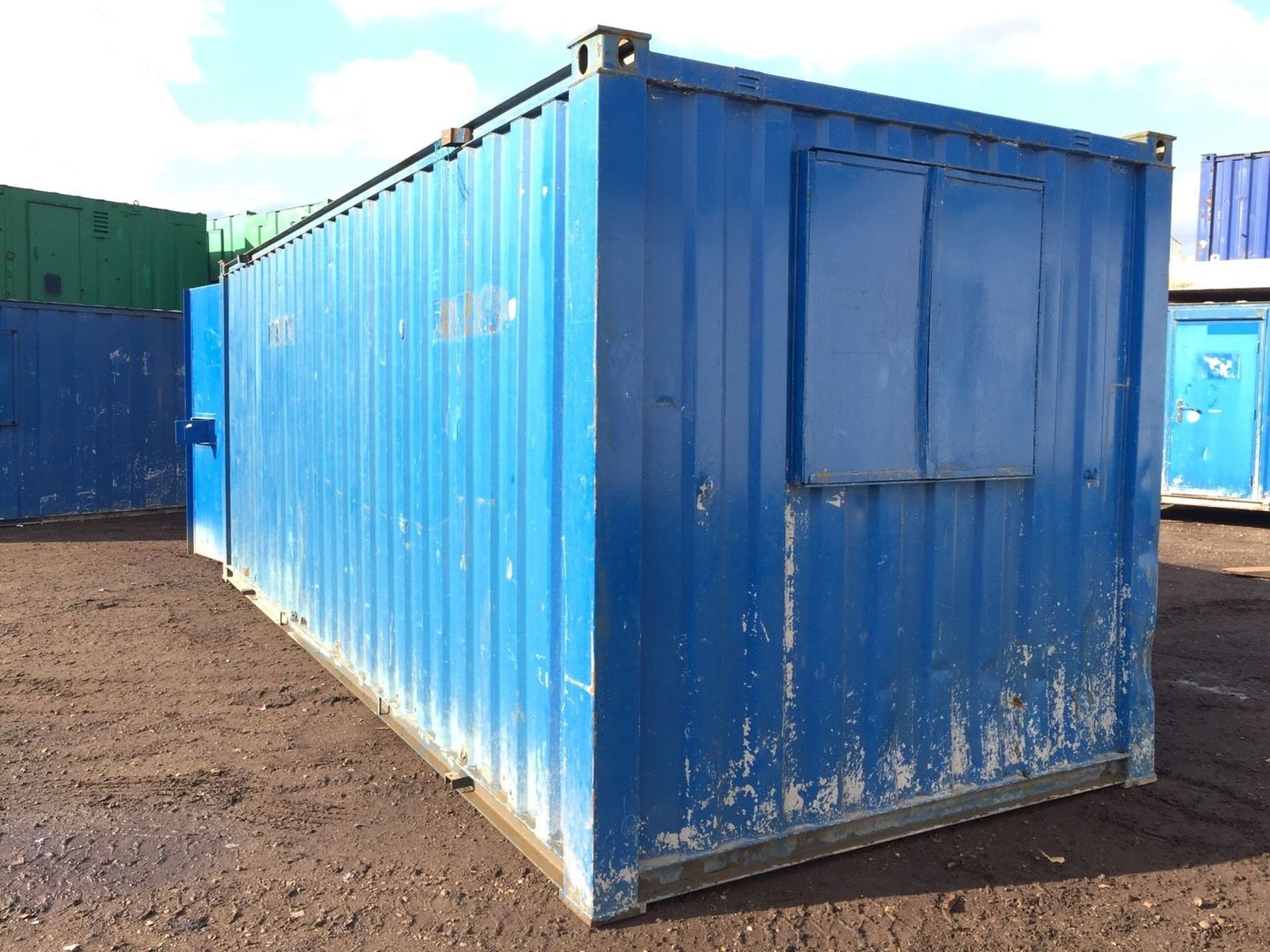 Anti Vandal Steel Portable Office / Storage Container. 20ft x 8ft - Image 2 of 11