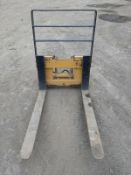 Forklift Tines and Backplate