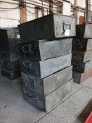 5 x Engineers Steel Storage Containers