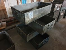 4 x Engineers Steel Storage Containers