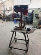 Sealey Pillar drill on wheeled stand