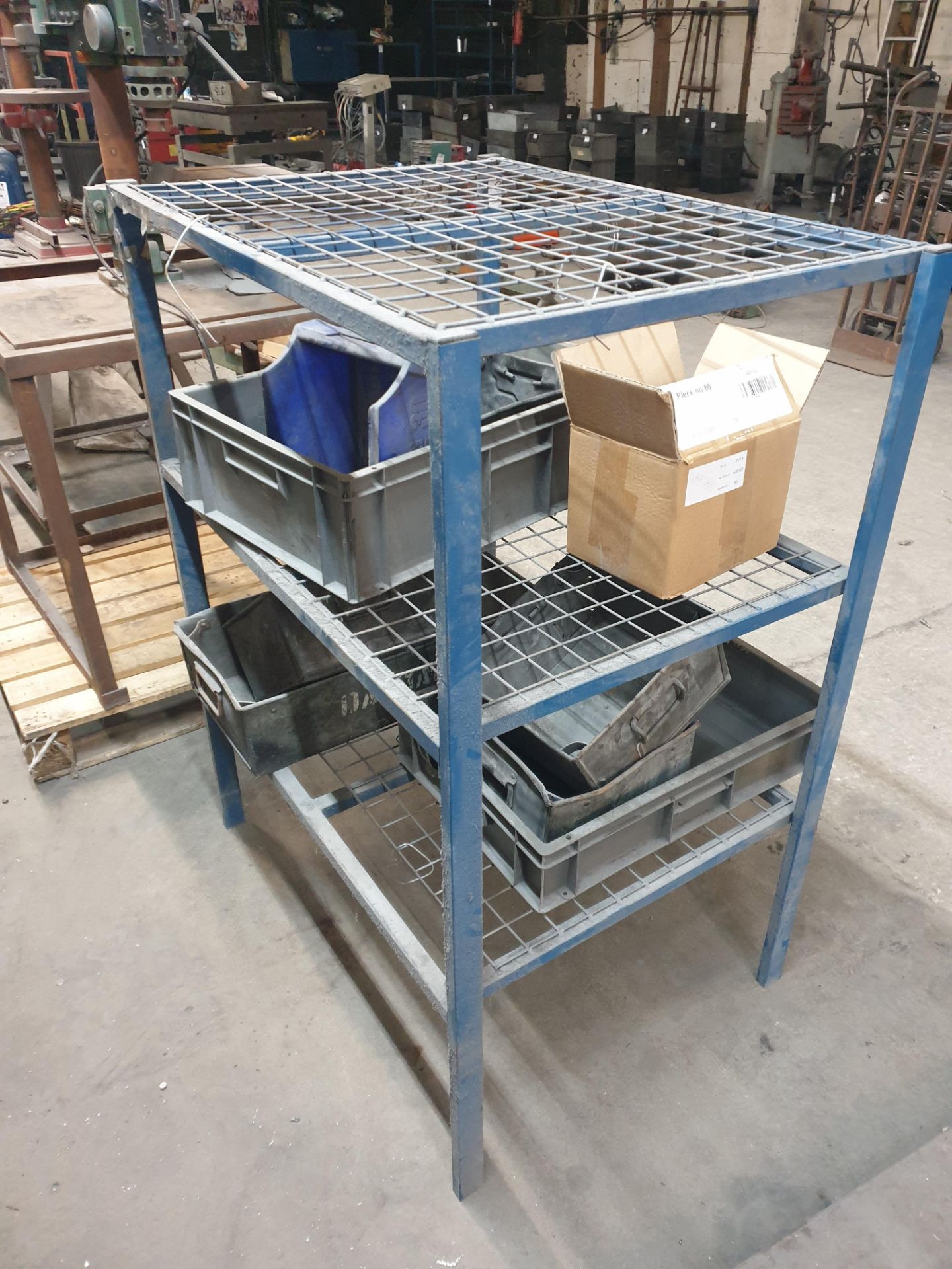 Steel shelves with contents - Image 2 of 2
