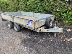 Ifor Williams LM126G Flat Bed Trailer 12x6ft