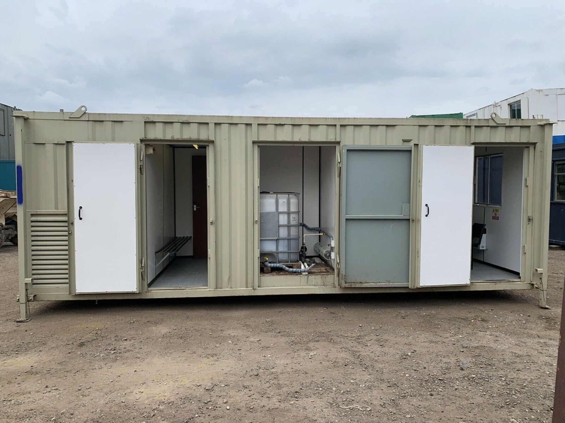 Anti Vandal Steel Welfare Unit Complete With Generator