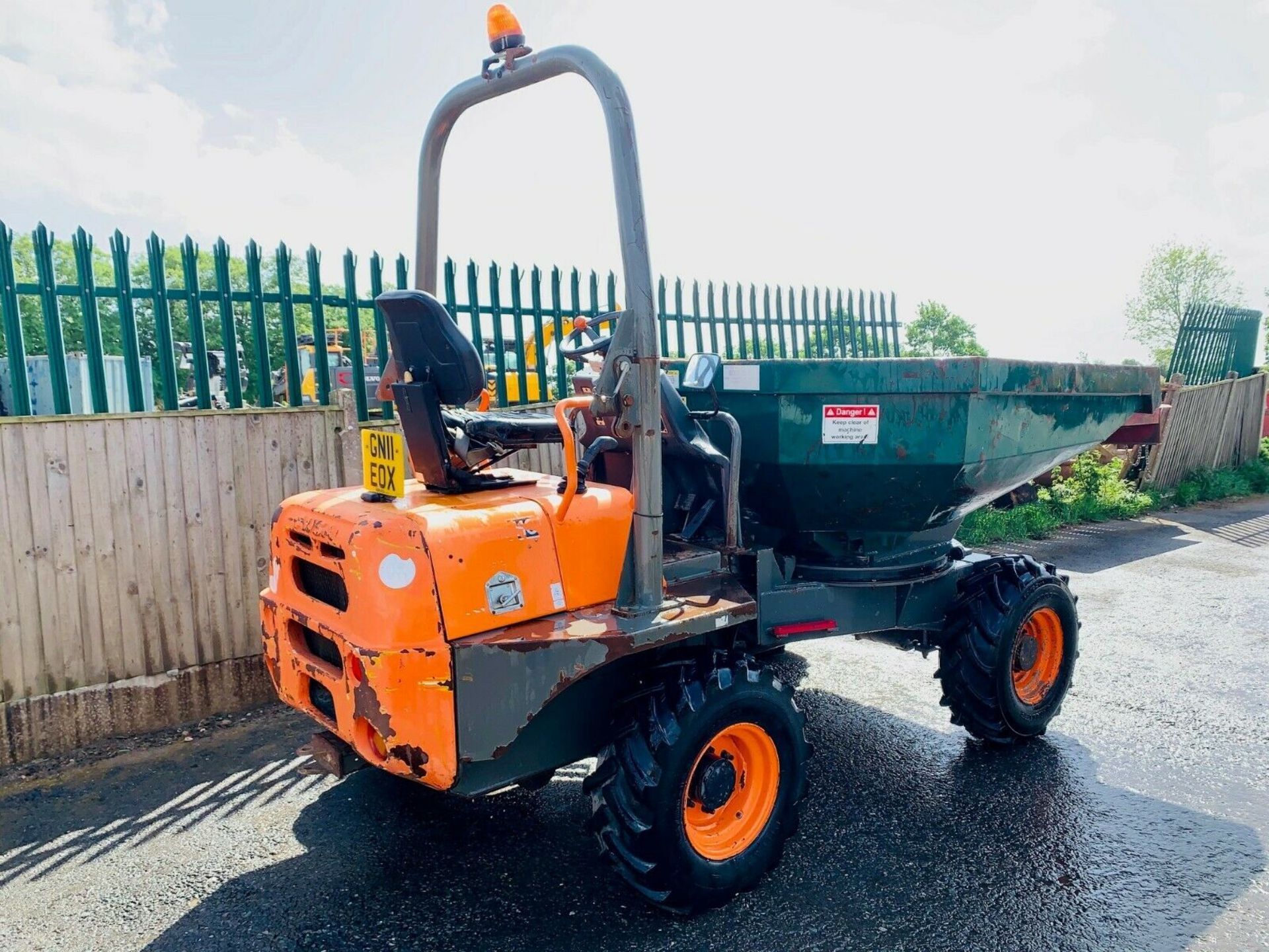 Ausa D350 AHG 3 Tonne Swivel Tip Dumper 2011 - Image 12 of 12