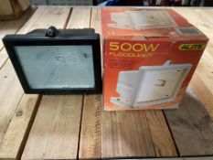 2 x 500w Flood Lights