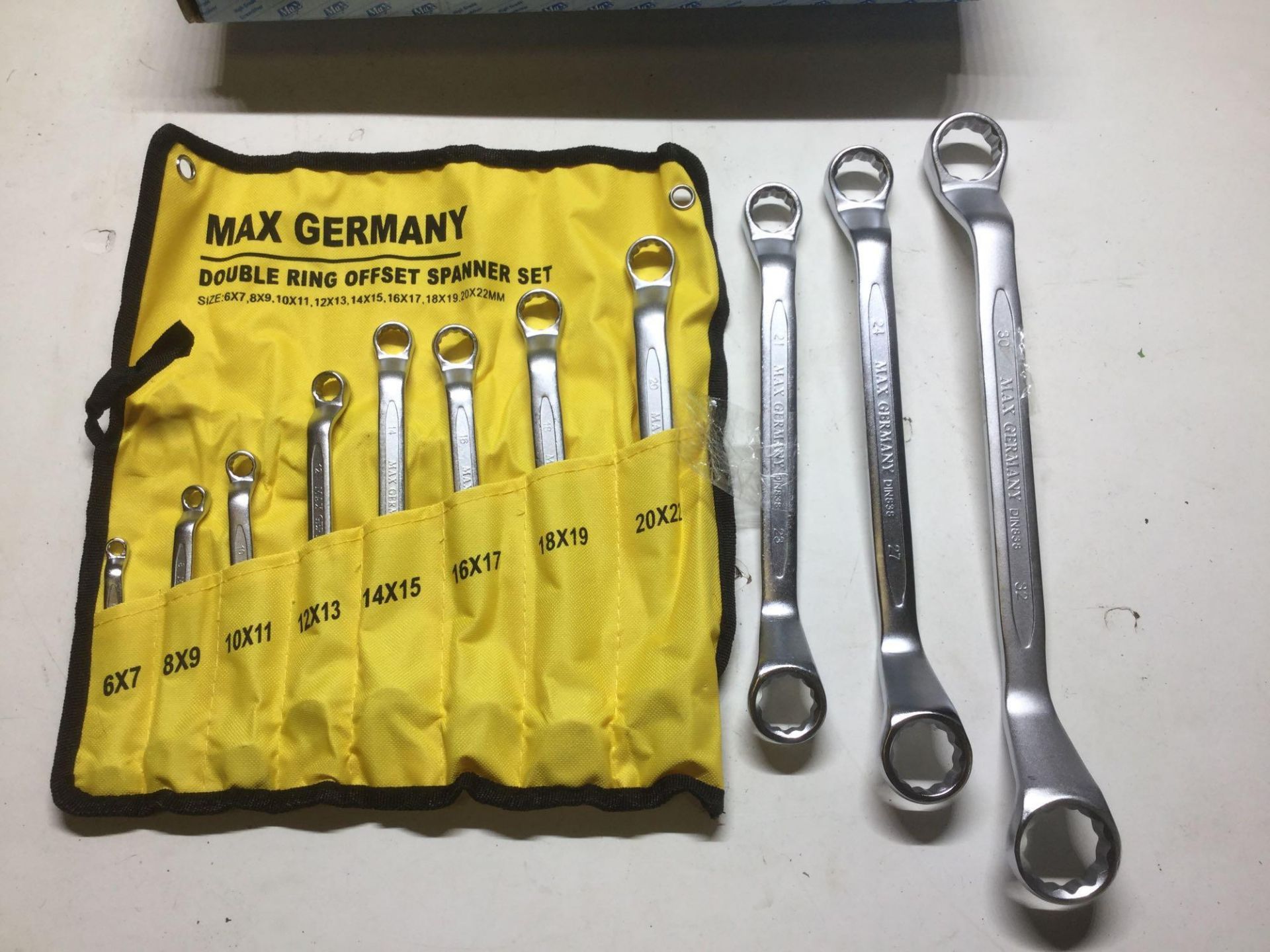 Max Germany double ring offset spanner set