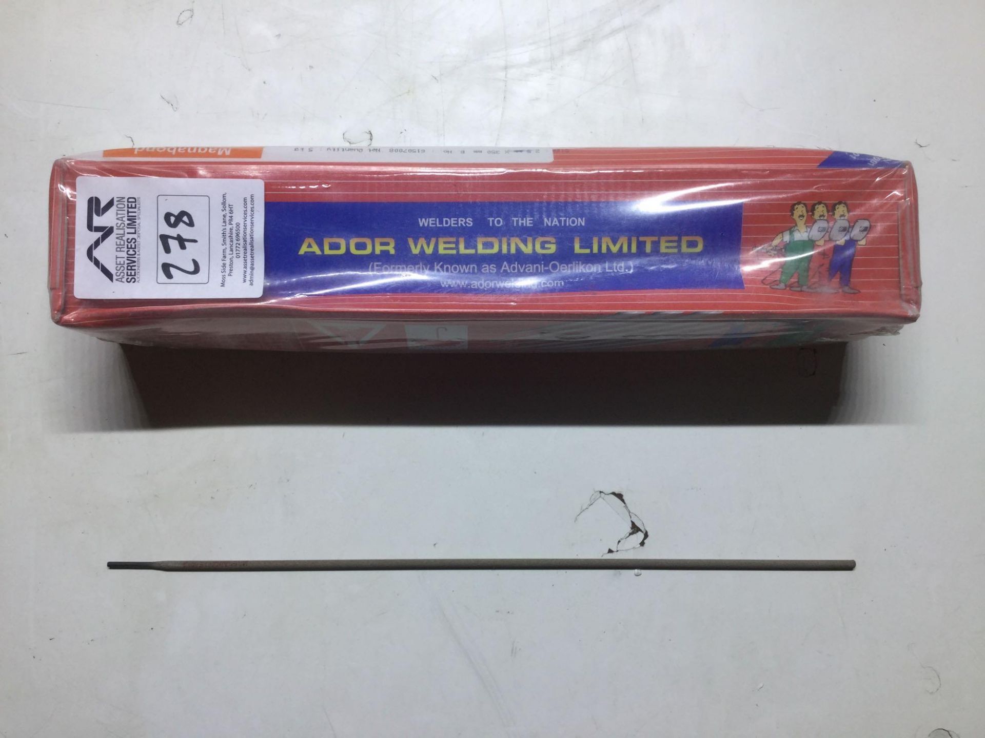 Ador Mild Steel Electrodes / Sticks 2.5mm / 350mm / 5kg per box