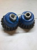 Bosch 75mm Metal Brush Wheel x2 Unboxed