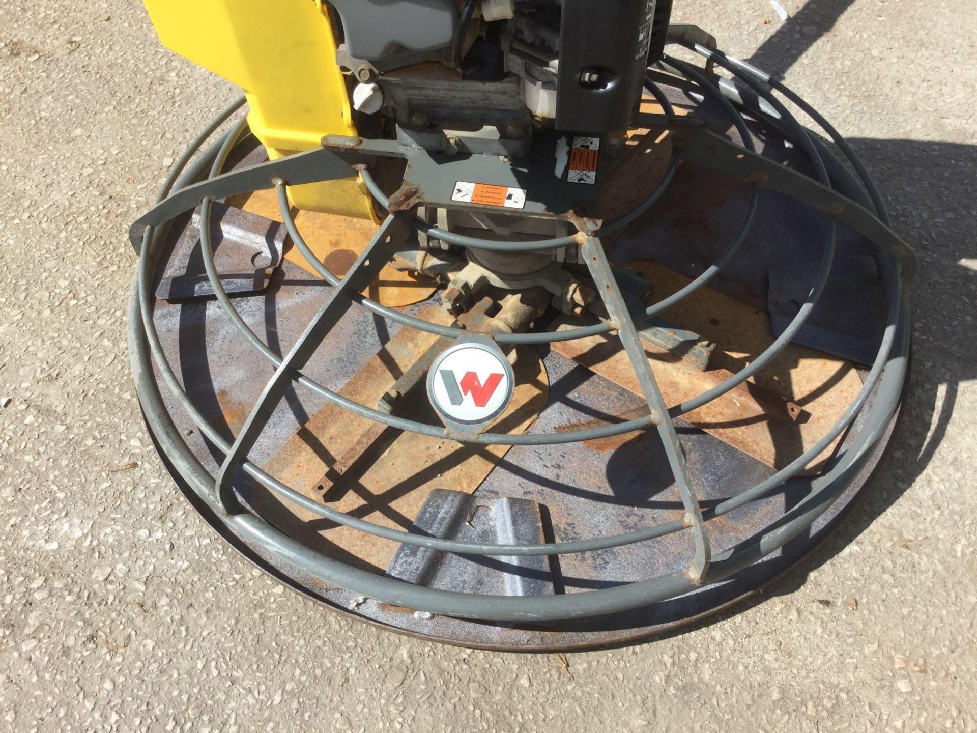 Wacker NeusonCT36 WM270 Power Float With Blade Transport Protector - Image 7 of 11