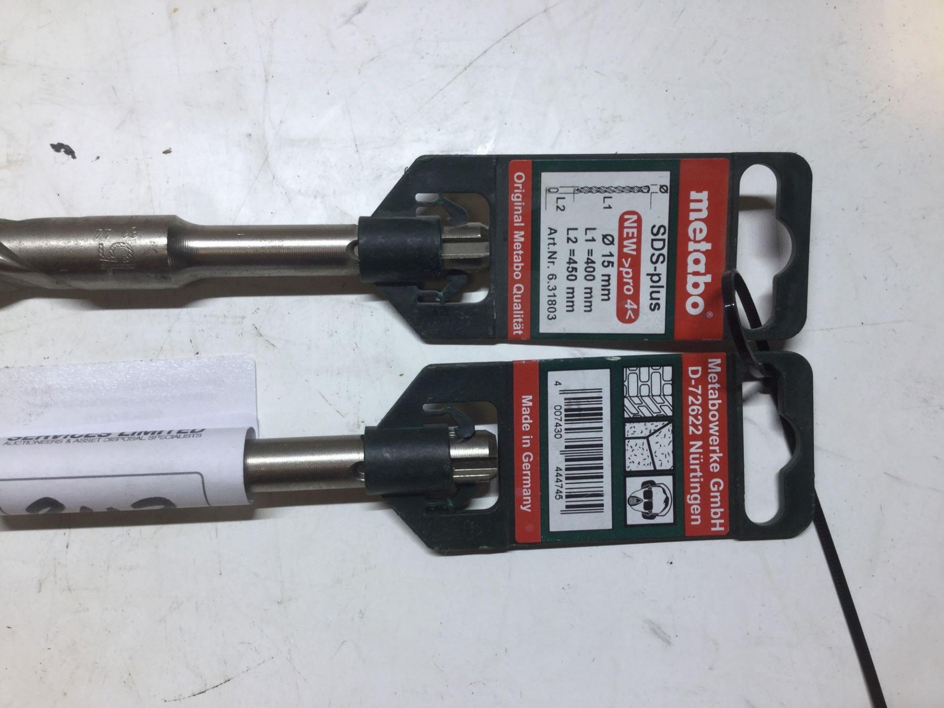 X2 Metabo SDS-Plus Masonry Bit 15mm / 400mm - Image 2 of 3