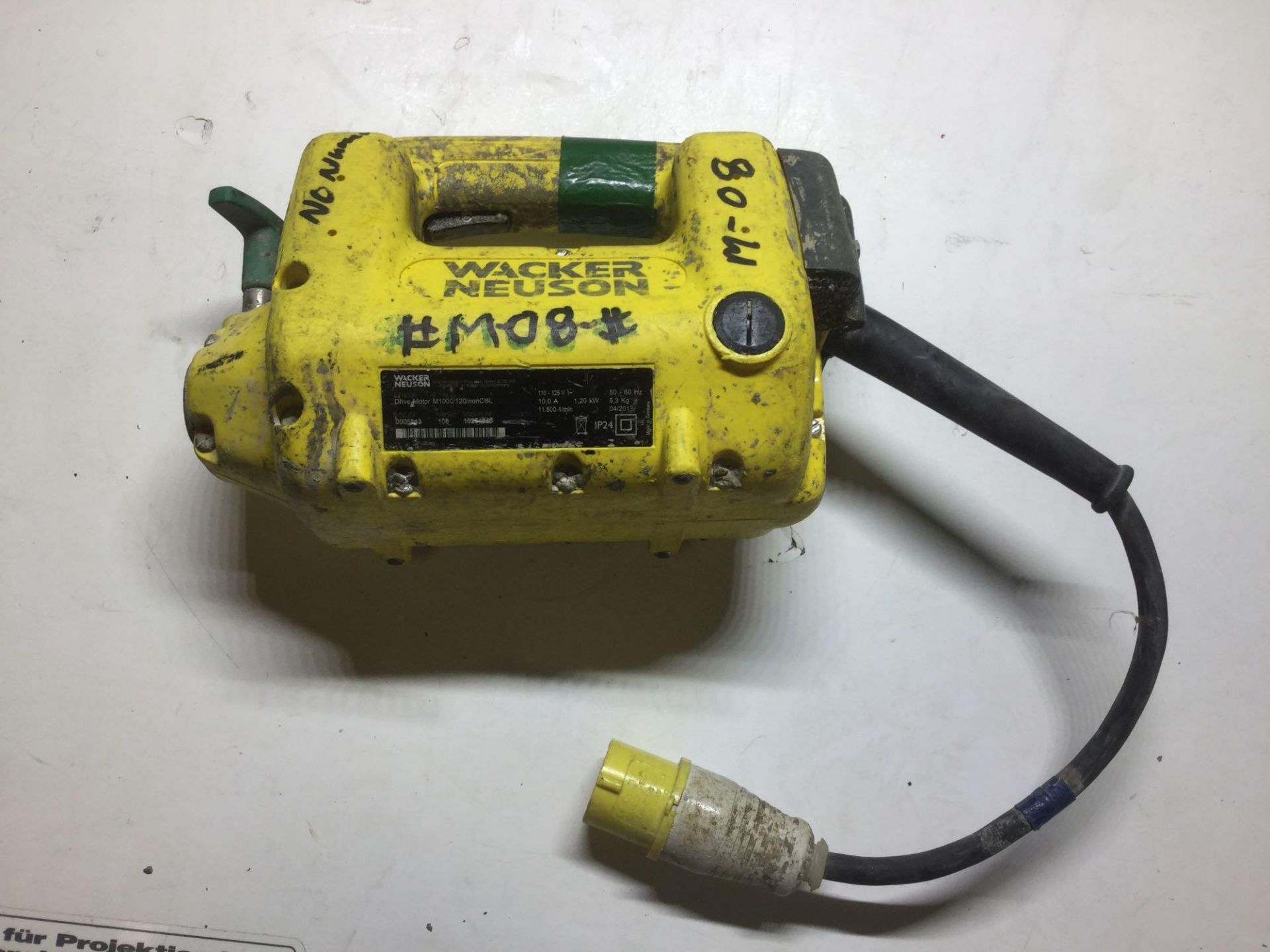 Wacker neuson poker drive unit 110v