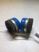 Bosch 100mm Metal Brush Wheel x2 Unboxed