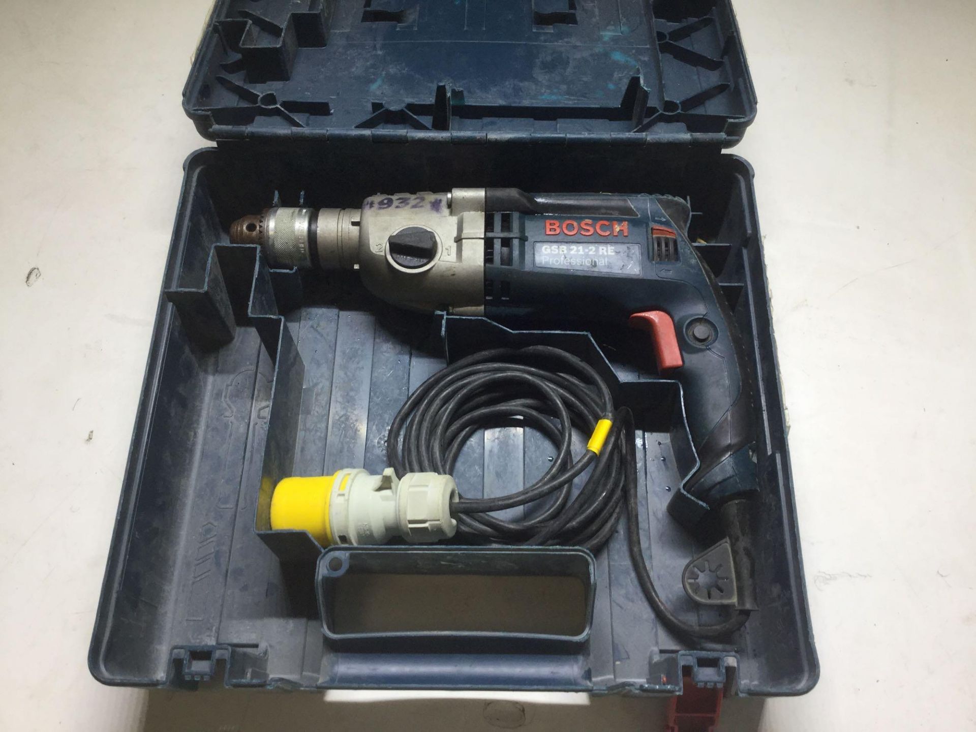Bosch hammer drill model number GSB 21â€“2E 110v