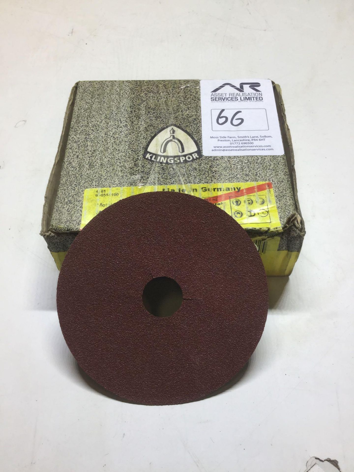 Klingspor 4.5â€ / 100 grit Grinding Discs X25 per box