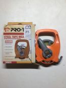 Pro tec steel tape measure