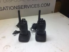 X2 Kenwood KSC-35s Walkie Talkie