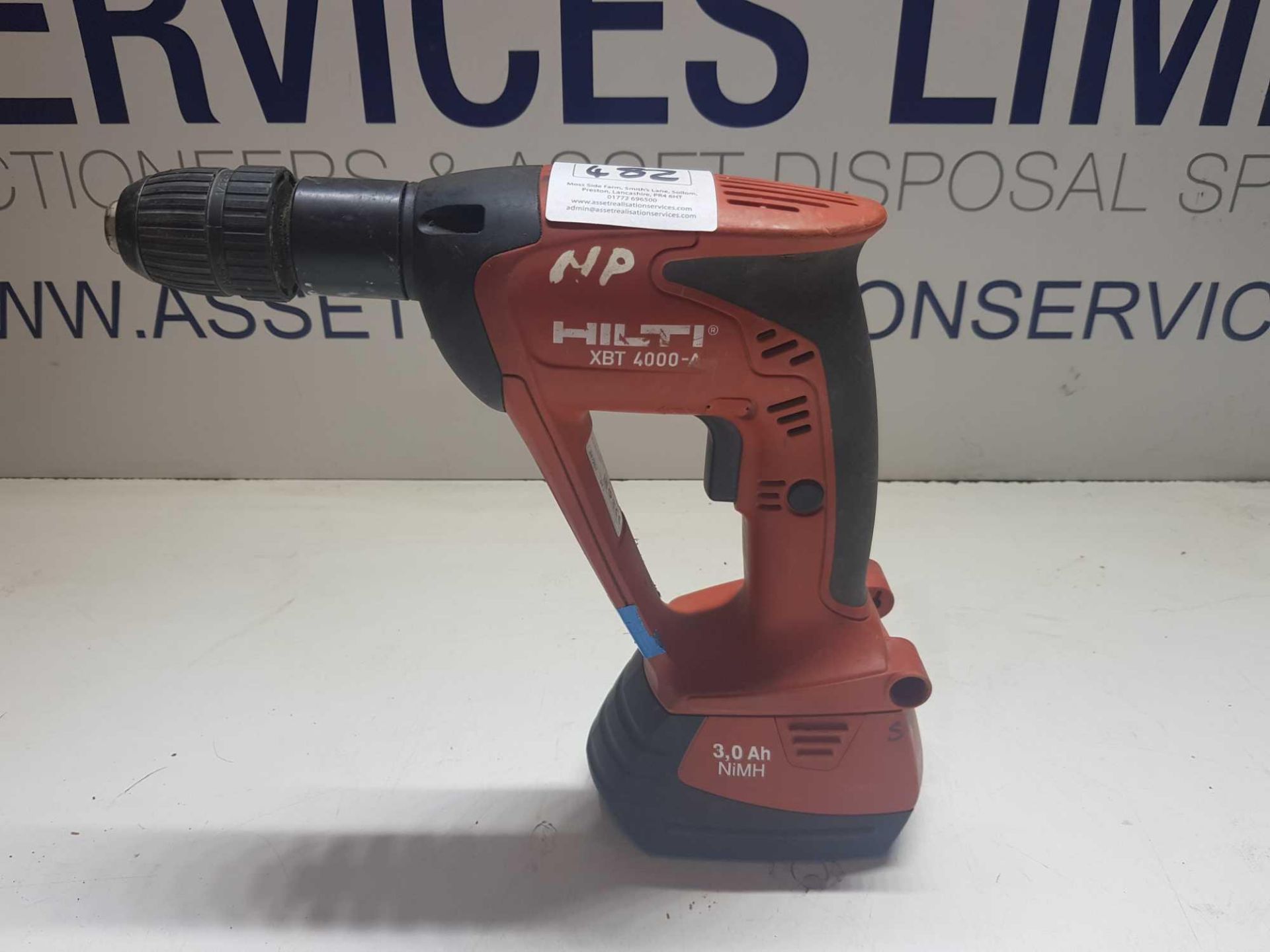 Hilti cordless drill model xbt 4000A