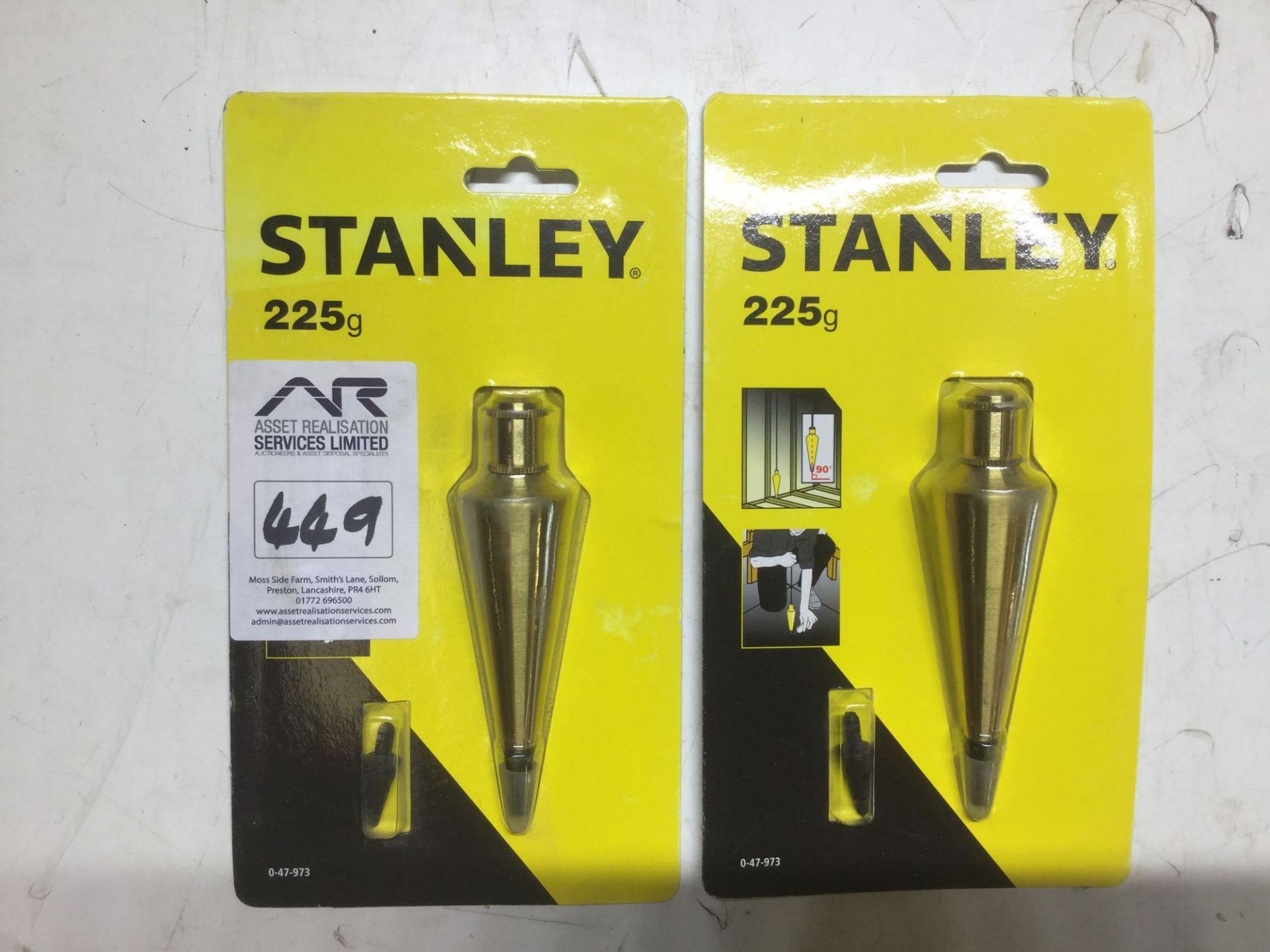 Stanley 225 g plum bob x2 - Image 2 of 2